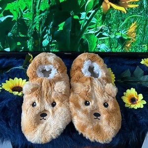 Fuzzy slippers!